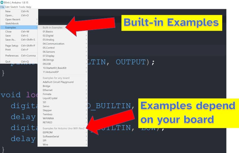 arduino programming language functions